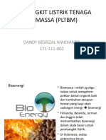 Pembangkit Listrik Tenaga Biomassa (PLTBM)