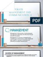 Corporate Management and Communication:2