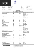 Complete Blood Picture (CBP) Test Name Observed Values Units Biological Reference Intervals 12.1