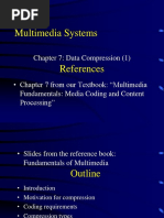 Multimedia Systems: Chapter 7: Data Compression