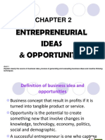 Chapter2 - Entrepeneurial ideas and opprtunities