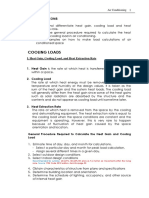 MODULE V Cooling Load Calculations PDF