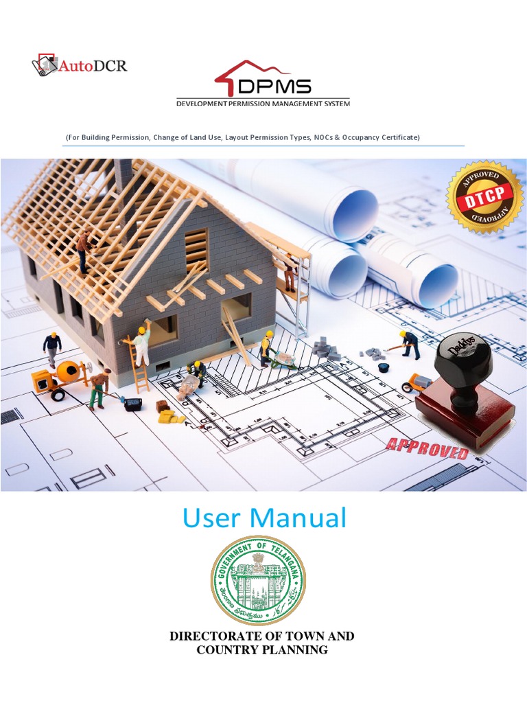 DTCP Building Permission User Manual | PDF | Login | Computer File