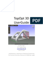 TopOpt 3D UserGuide: Getting Started with Design Optimization