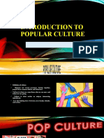 Introduction To Popular Culture