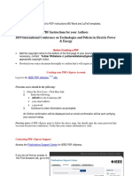 PDF Instructions For Your Authors 2019 International Conference On Technologies and Policies in Electric Power & Energy