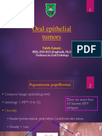 Oral Epithelial Tumors: Faleh Sawair