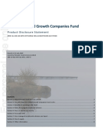 Hyperion Global Growth Companies Fund: Product Disclosure Statement