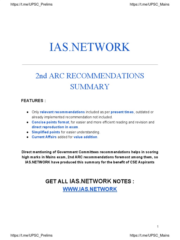 WORK 2nd ARC Summary | PDF | Emergency Management | Freedom Of ...