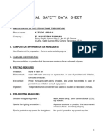 MSDS - Katfloc AP 310 H Coagulant (Anion Polymer) PDF