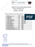 CLASIFICARE Admitere 2016 - MG Final