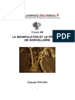 44 La Manipulation Et Le Principe de Sorcellerie PDF
