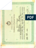 NYSC Certificate