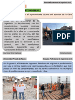 CONSTRUCCIONES I  Residente, Supervisor y Cuaderno de obra