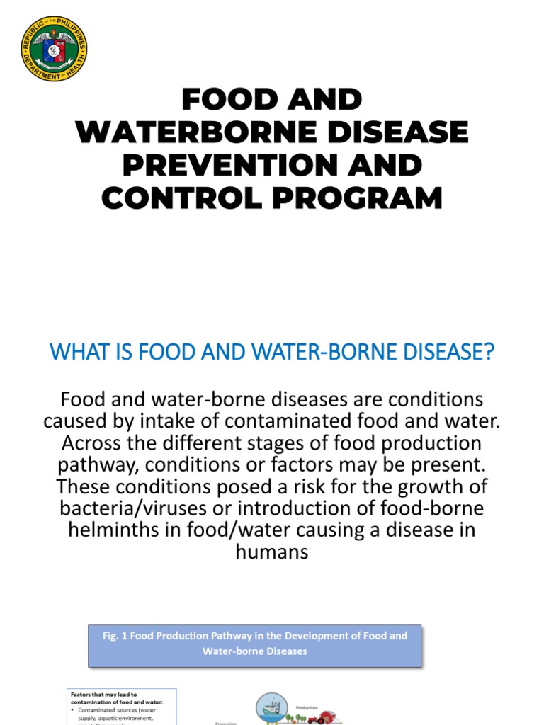 Preventing Food and Water-Borne Diseases | PDF | Drinking Water | Diarrhea