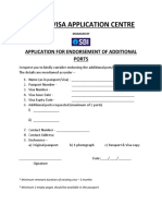 afzR8endorsement of port application form