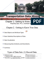 Transportation Data Mining: Chapter 2. Getting To Know Your Data