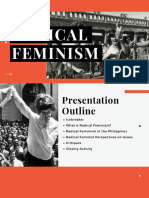 Radical Feminism: WD 210 Ma'am Aquino 17 Feb 2020 Antonio - Dimaano - Geonanga