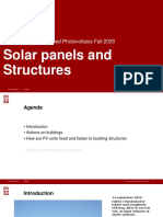 Lecture 09 Solar Panels and Structures PDF