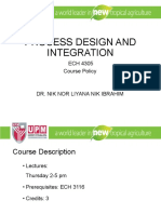 ECH 4305 Process Design and Integration Course Policy
