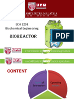 Bioreactor: ECH 3201 Biochemical Engineering