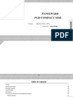 Panelware P120 Compact Mmi: Model No.: MAP120-0E