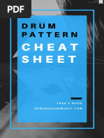 Drum Programming Cheat Sheet PDF