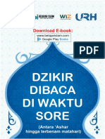 Dzikir Petang Sunnah