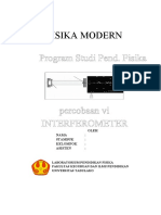 Percobaan 6 Interferometer