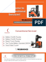 Best Forklift Rental Services in Delhi NCR