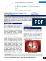 Supernumerary Teeth and Their Management - Report of 3 Cases PDF