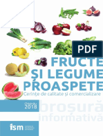Brosura Fructe Si Legume Proaspete PDF 2018