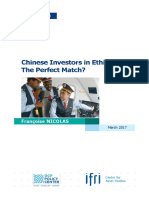 Chinese Investors in Ethiopia: The Perfect Match?: Notes de L'ifri