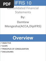 Consolidated Financial Statements: Ifrs 10