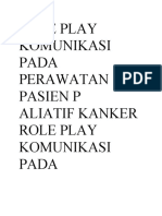 Naskah Role Play Paliatif