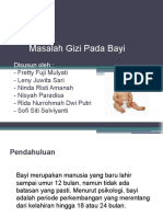 Masalah Gizi Pada Bayi