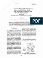 Augmentation of Boiling Heat Transfer by Utilizing The EH D effect-EHD Behaviour of Boiling Bubbles and Heat Transfer Characteristics