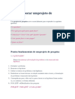 Como Elaborar Um Modelo de Projeto de Pesquisa PDF