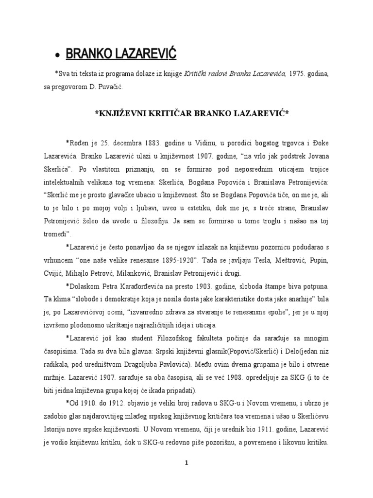 BRANKO LAZAREVIĆ PDF