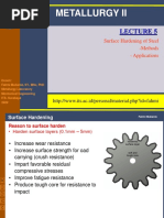 W6 Lecture 6.surface Hardening of Steel PDF