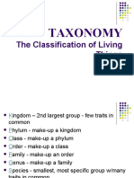 Taxonomy: The Classification of Living Things