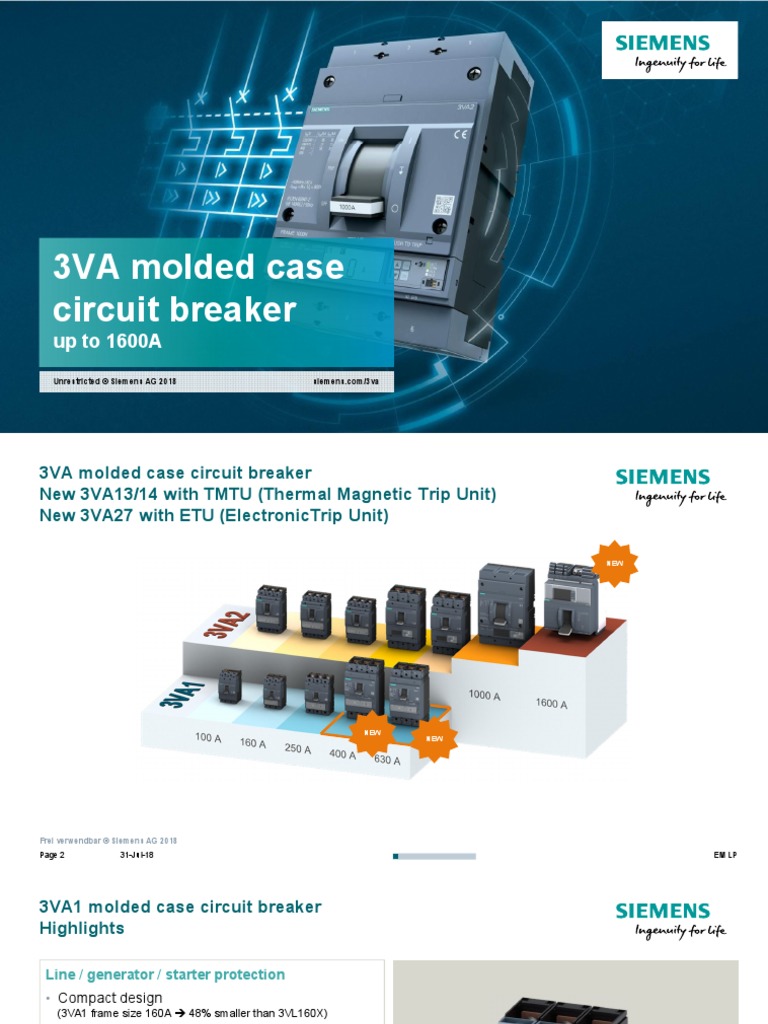 3VA Molded Case Circuit Breaker: Up To 1600A | PDF | Switch | Qr Code
