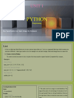 PYTHON Programming Data Types(Number, List, Tuple, Strings, Set, Dictionary