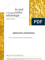 Absolute and Comparative Advantage