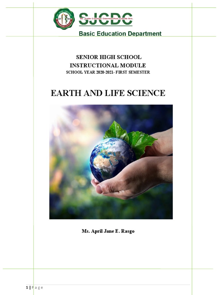 Earth and Life Science Module 2020-2021 | PDF | Rock (Geology) | Cell ...