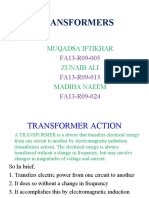 Transformers: Muqadsa Iftikhar Zunaib Ali Madiha Naeem