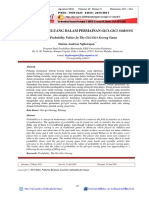 Kajian Nilai Peluang Dalam Permainan Gici-Gici Sorong: Study of Probability Values in The Gici-Gici Sorong Game