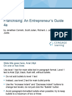 Franchising: An Entrepreneur's Guide 4e: by Jonathan Comish, Scott Julian, Richard J. Judd, and Robert T. Justis
