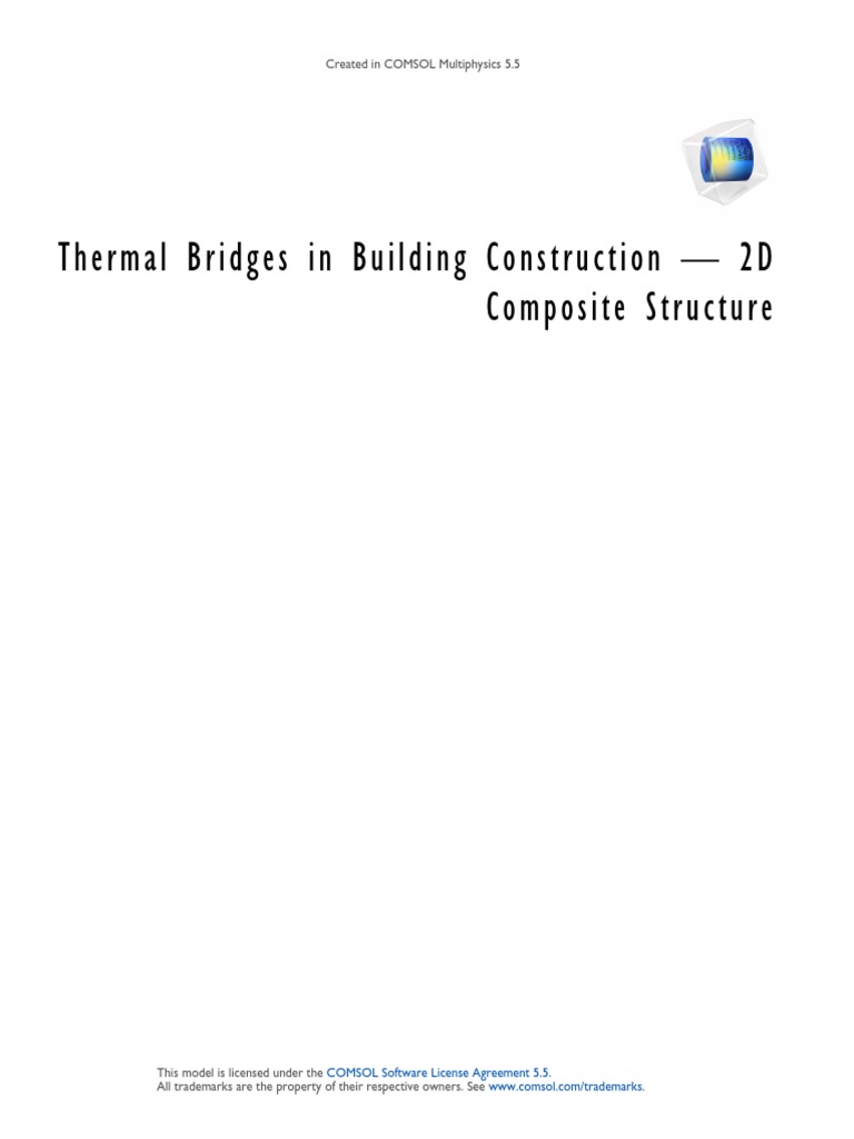 2D Thermal Bridge Analysis in Buildings | PDF | Heat | Continuum Mechanics