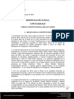 Corte Constitucional del Ecuador analiza caso sobre garantía de buen uso de anticipo